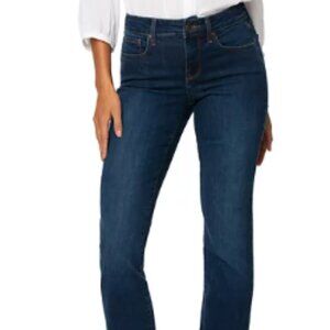 NYDJ Marilyn Straight Leg Blue Jeans, Size 8 with LiftXTuck Technology, Like New